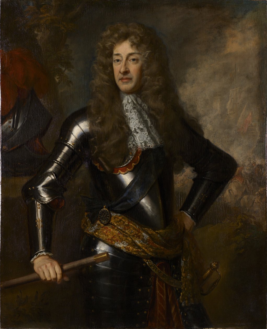 Koning James II (1633-1701) door Godfrey Kneller