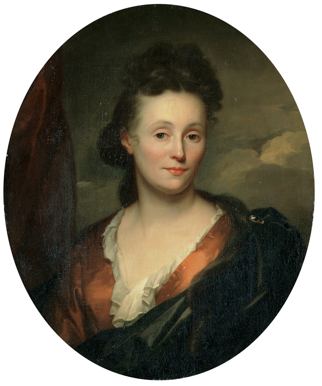 Portret van de vrouw van de kunstenaar, Francoise van Diemen door Godfried Schalcken