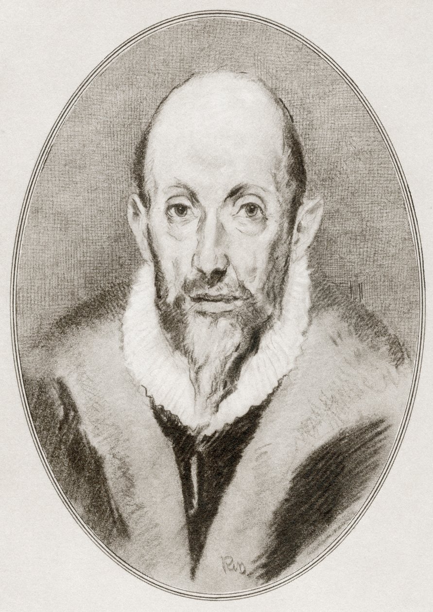 Domenikos Theotokopoulos, El Greco, uit Living Biographies of Great Painters door Gordon Ross