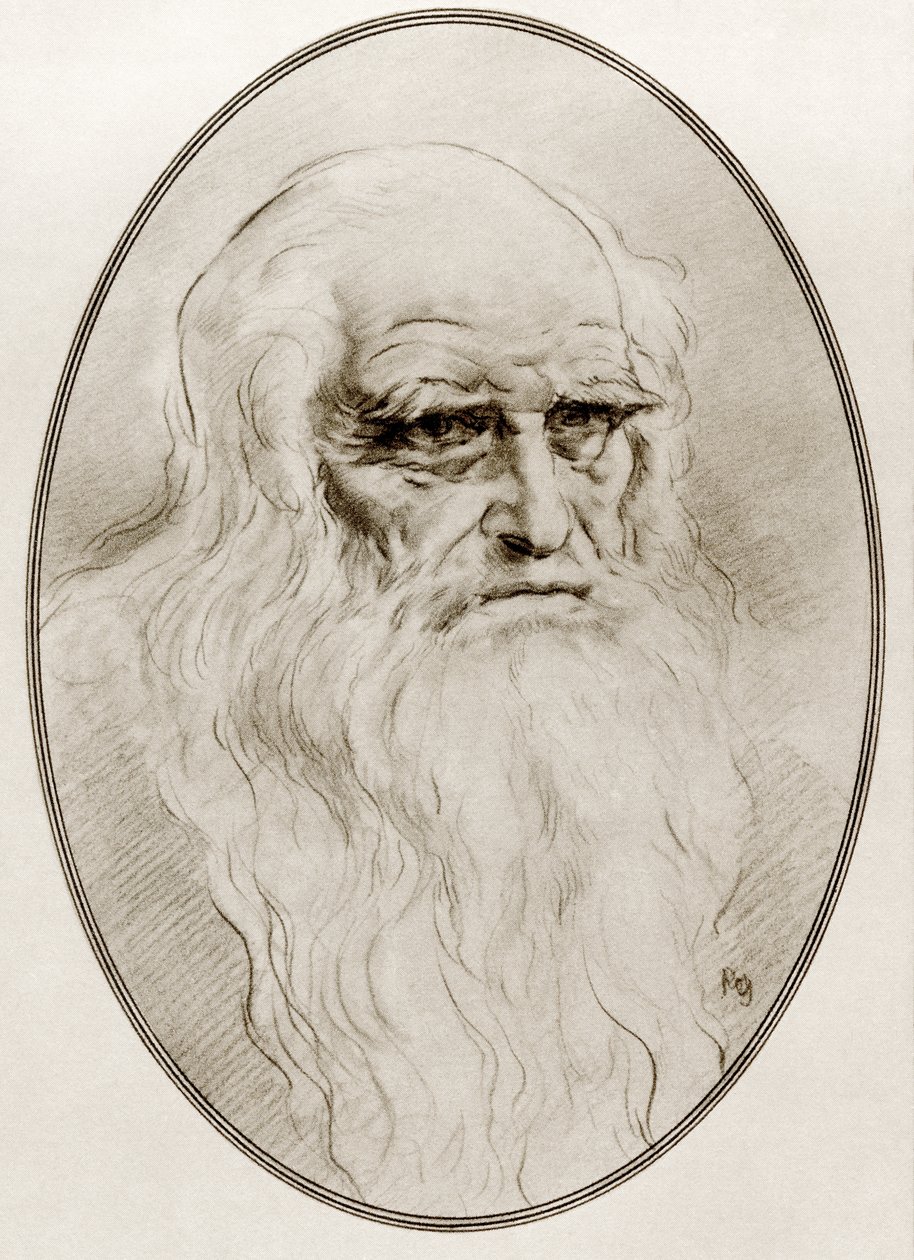 Leonardo di ser Piero da Vinci, uit Living Biographies of Great Painters door Gordon Ross