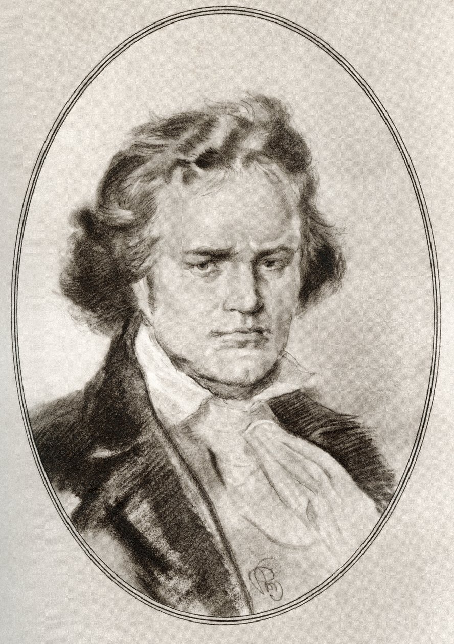 Ludwig van Beethoven, uit Living Biographies of Great Composers door Gordon Ross
