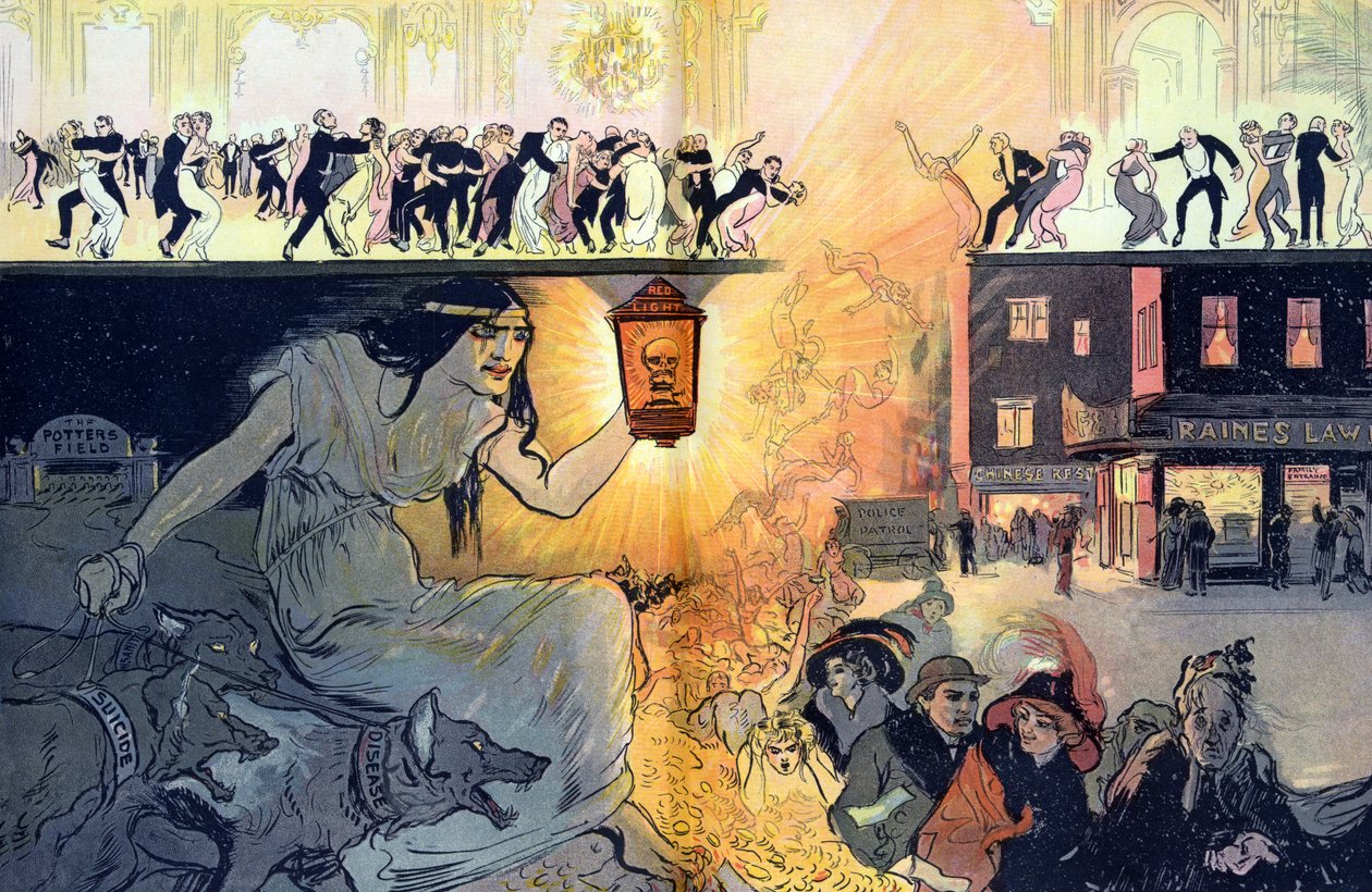 De dans van de dood, uitgegeven 1912 door Gordon Ross