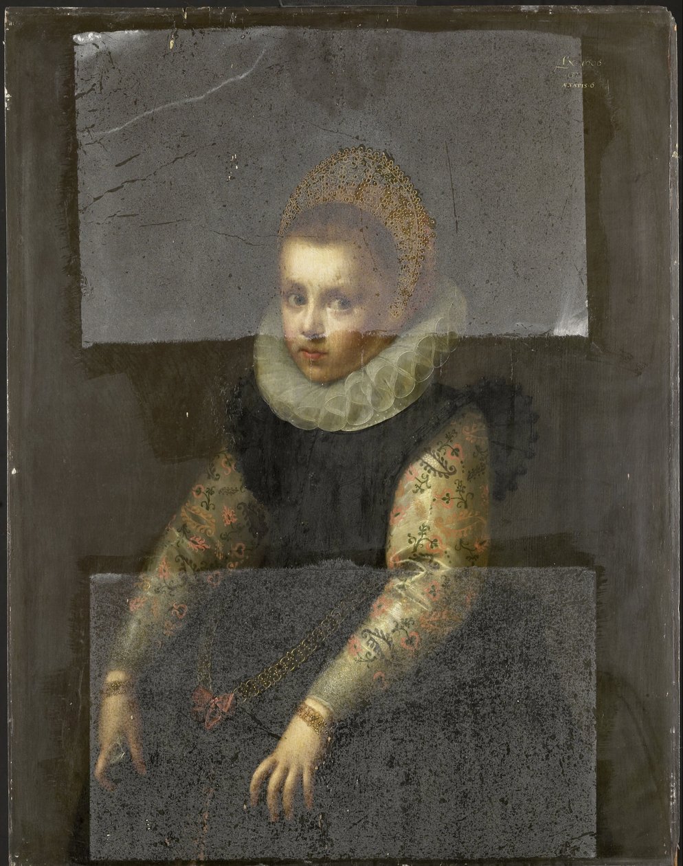 Een zus (geb. 1600) van Catharina Fourmenois door Gortzius Geldorp