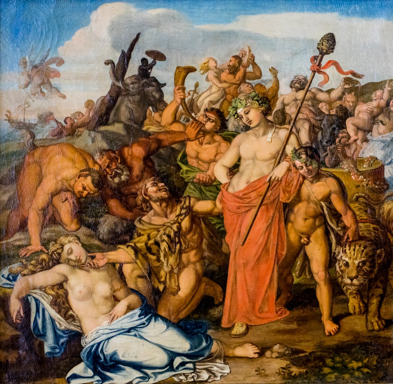 Bacchus en Ariadne door Gottlieb Schick