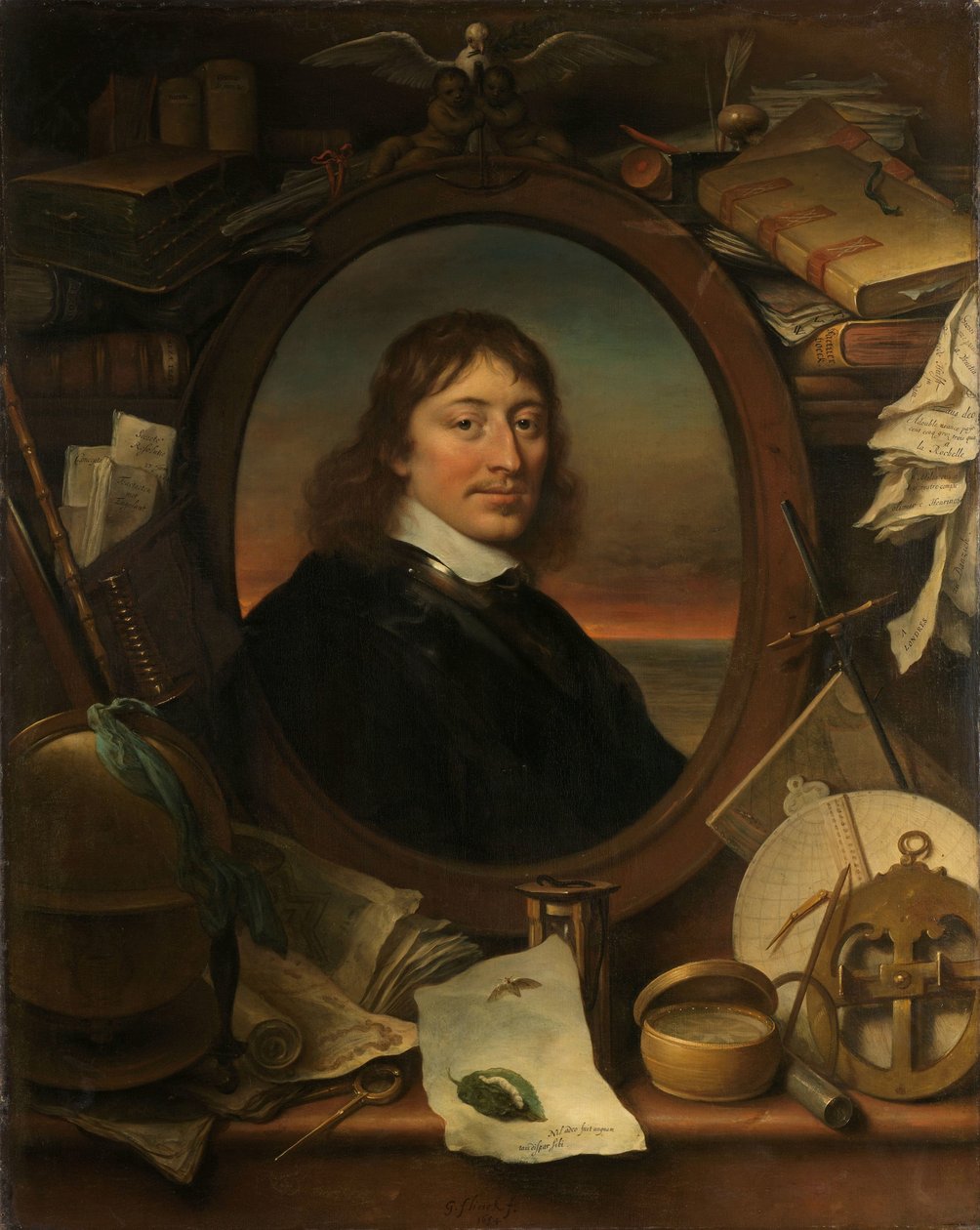 Gerard Pietersz Hulft (1621-56), Eerste Raad en Directeur-Generaal van de VOC door Govert Flinck