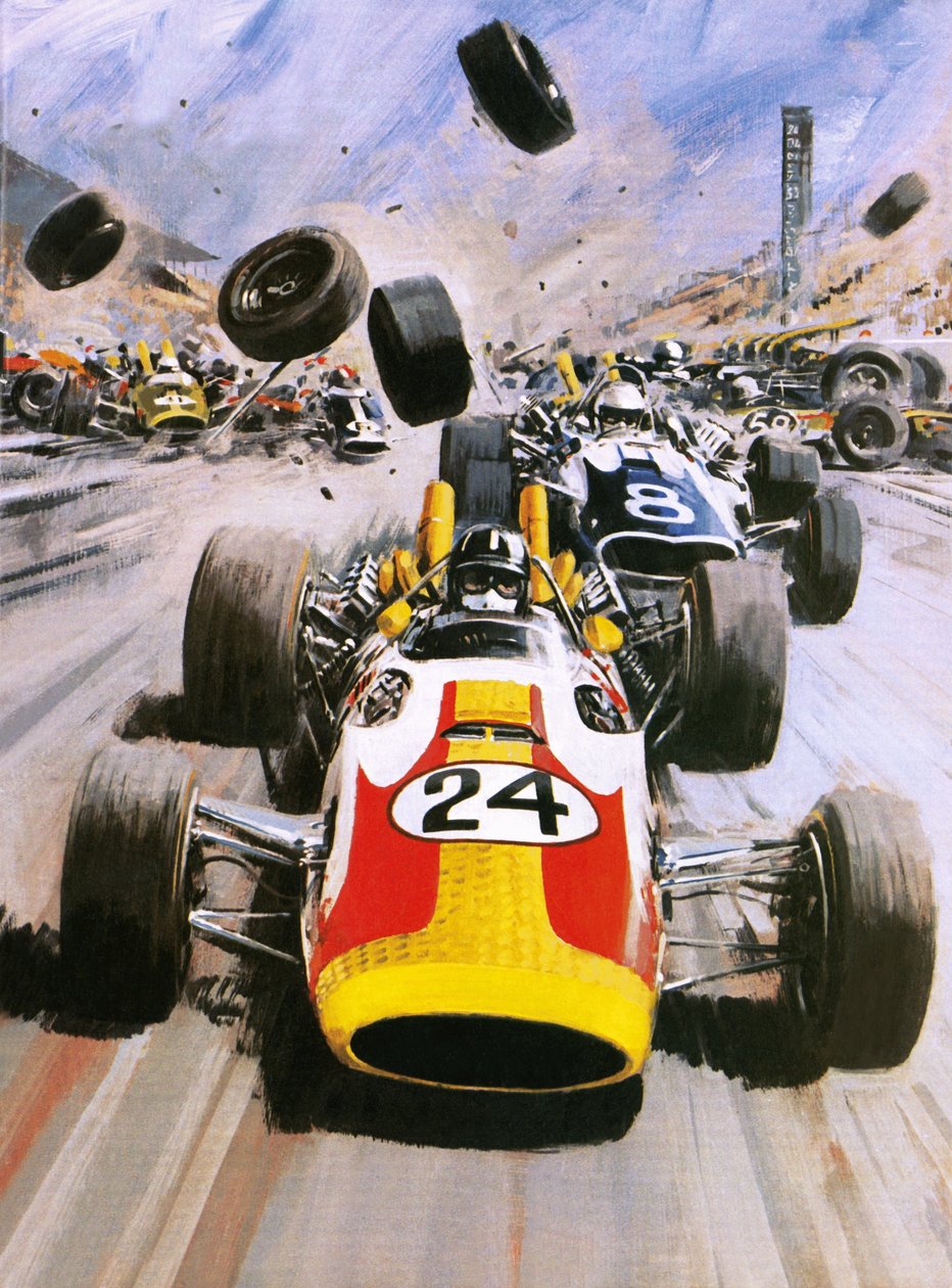 Graham Hill door Graham Coton