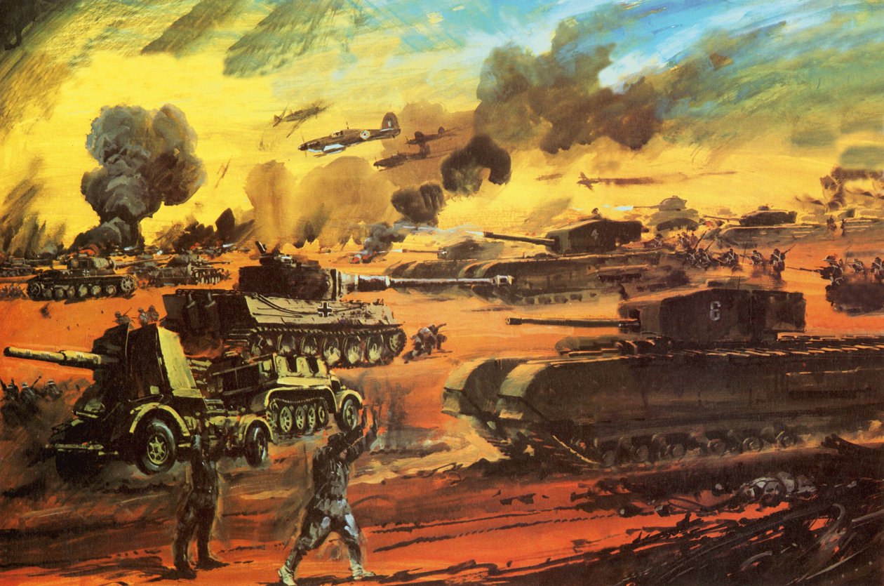 De Slag om El Alamein door Graham Coton