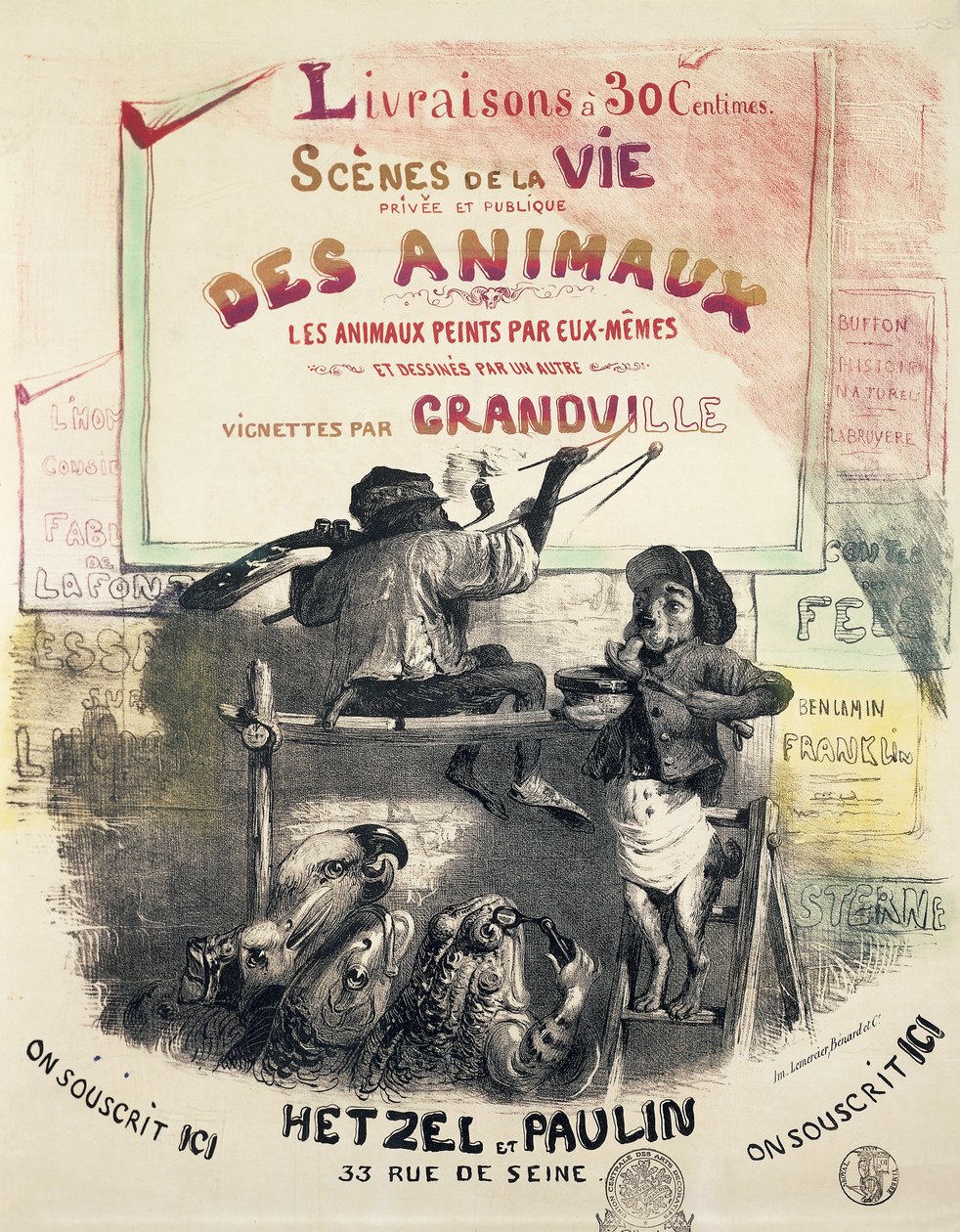 Scènes uit het Dierenleven door Grandville