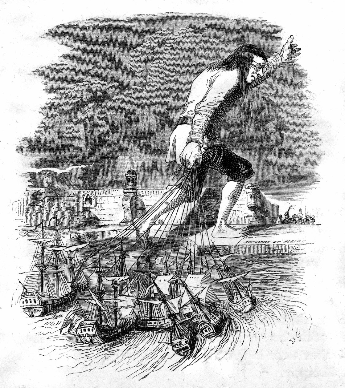 Illustratie voor Gulliver