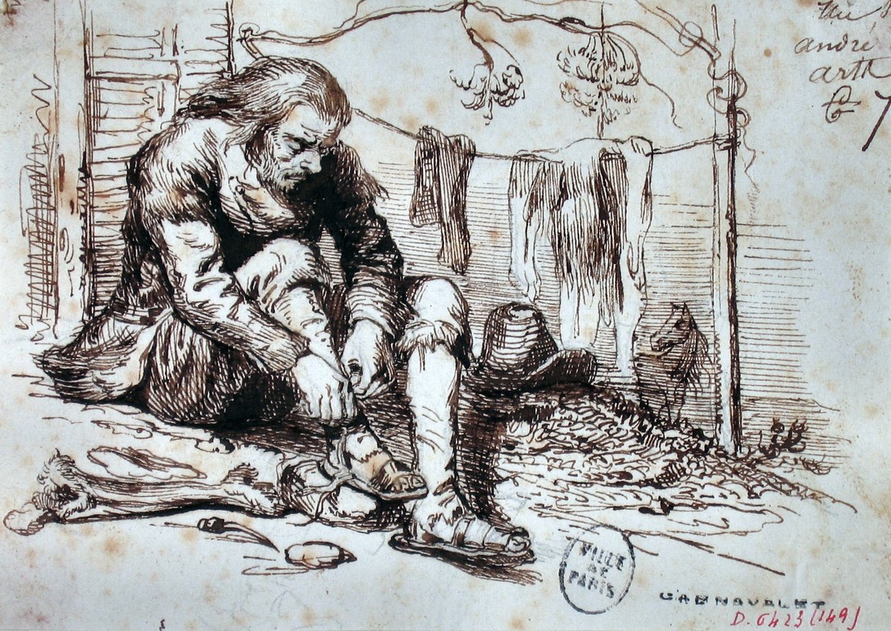 Robinson Crusoe? door Grandville