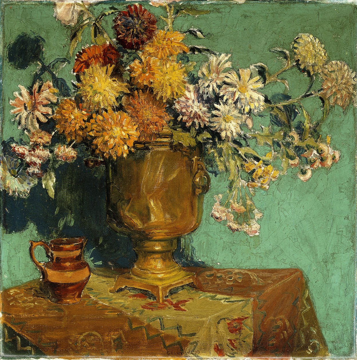 Bloemen voor Alice, 1928 door Grant Wood