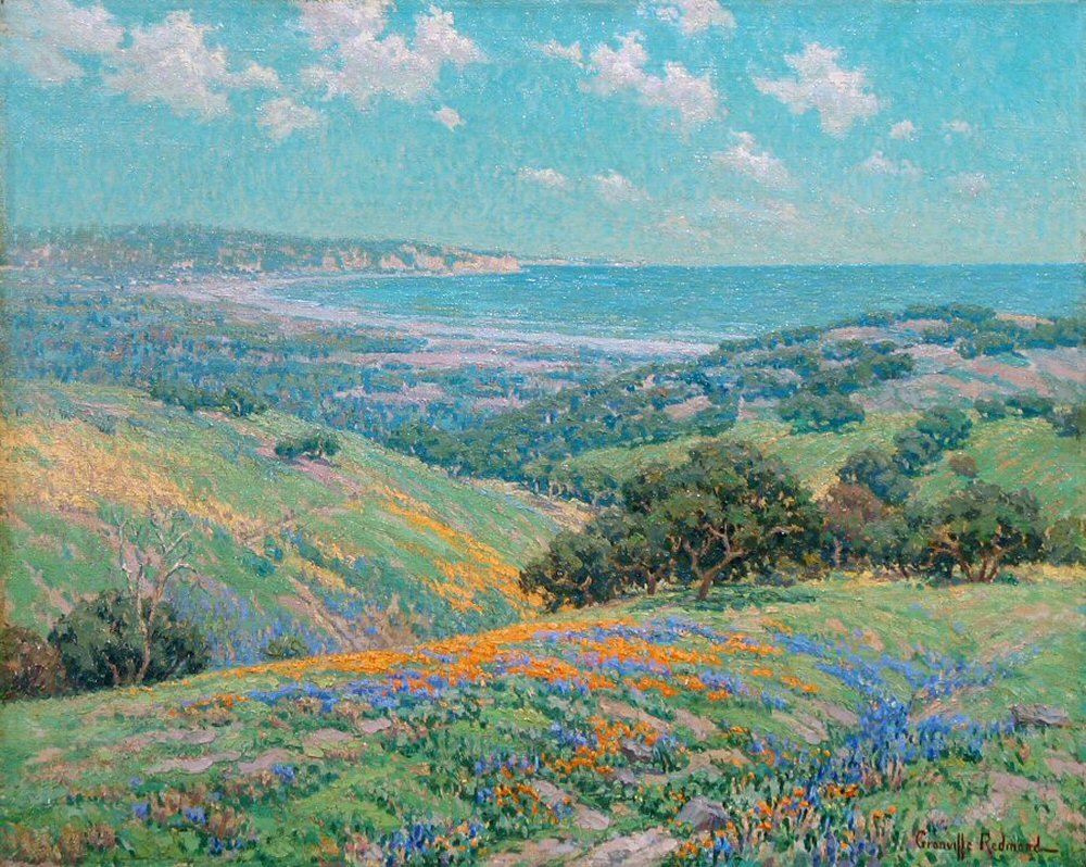 Malibu kust, lente door Granville Redmond