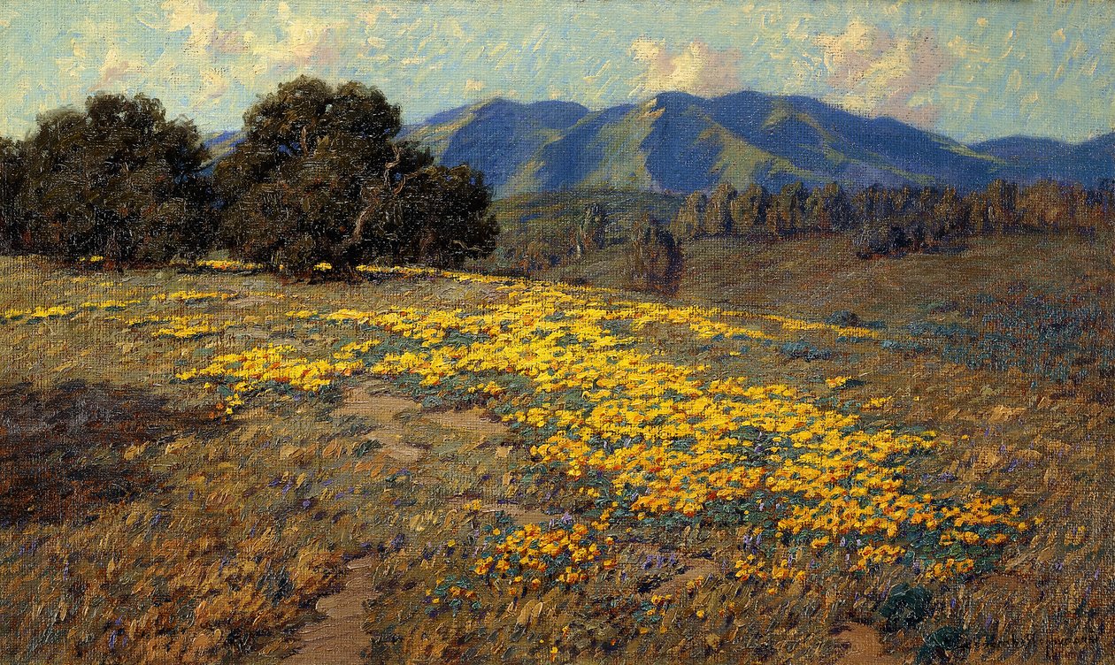 Californische Klaprozen door Granville Redmond