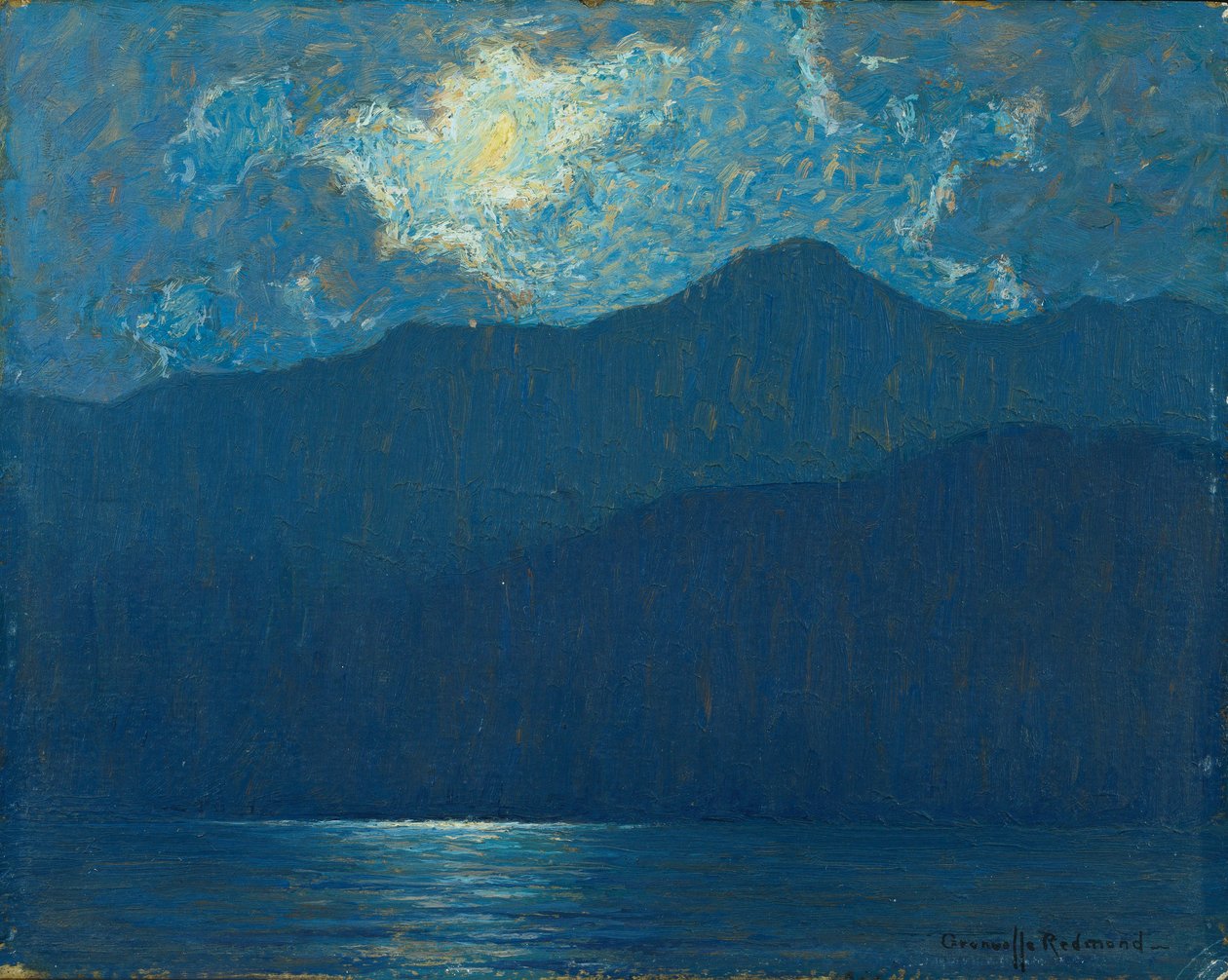 Zonsopgang Over Cataline Island door Granville Redmond
