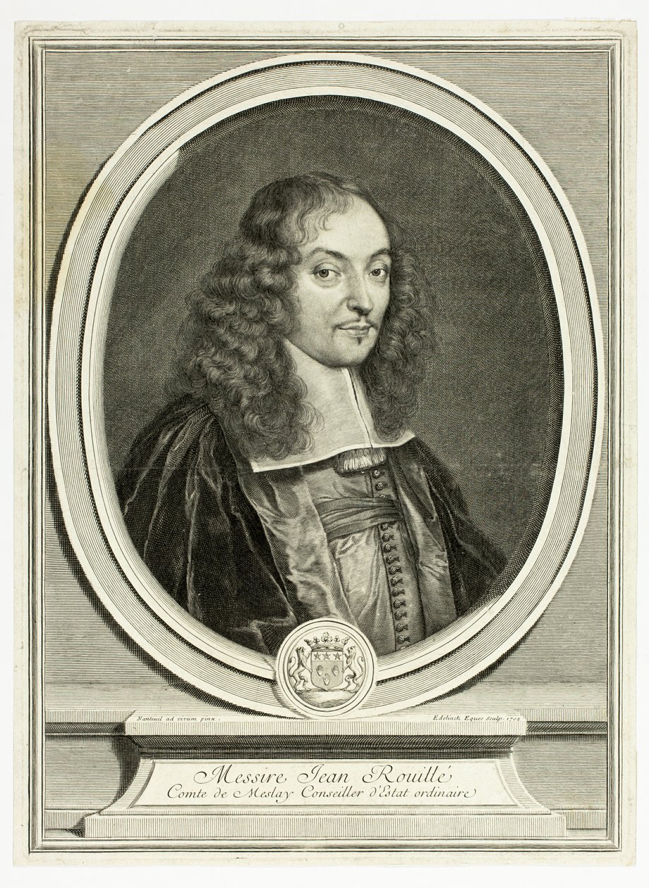Sir Jean Rouillé, Graaf van Meslay door Gérard Edelinck