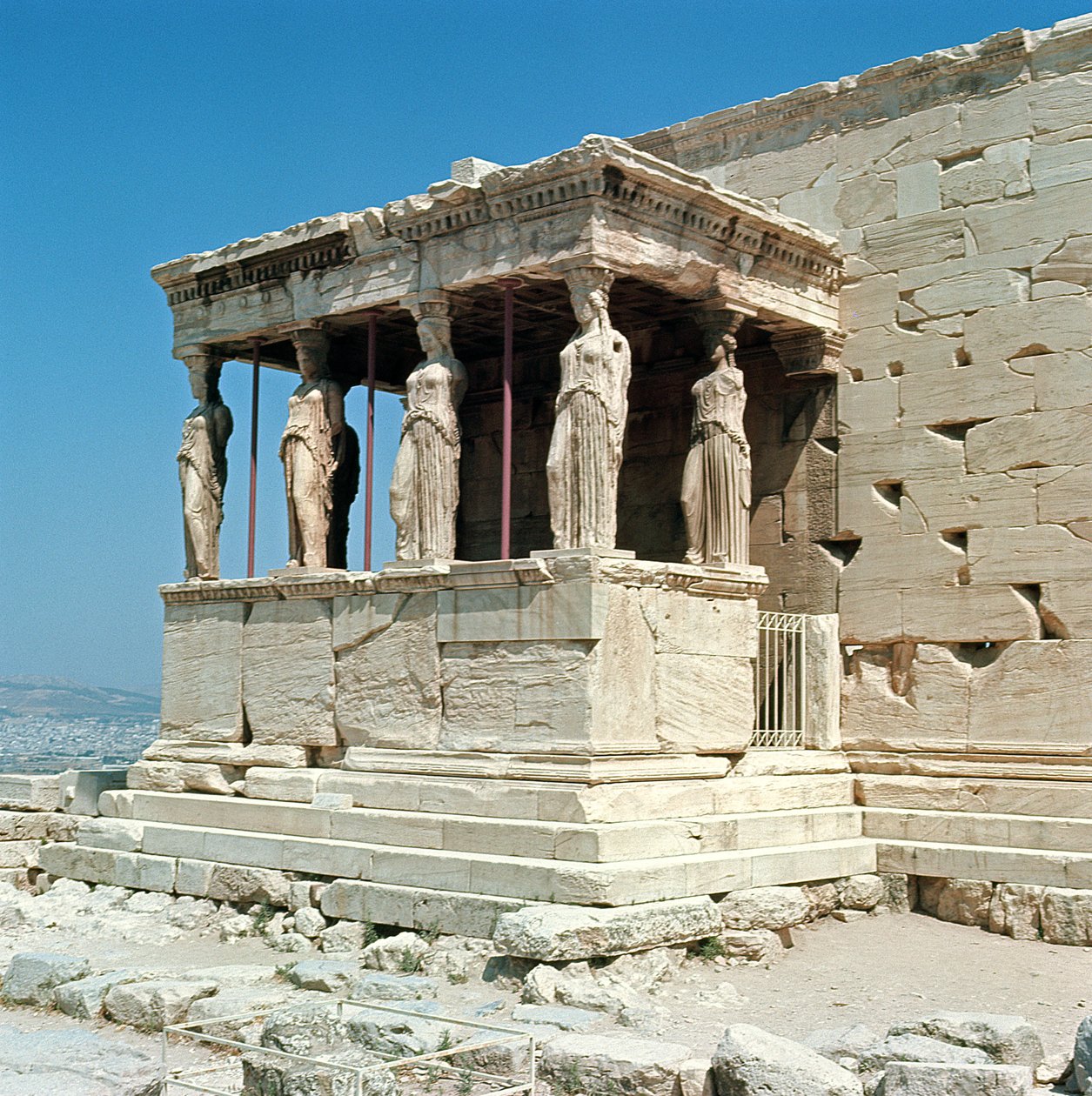 Portiek van de maagden, Erechtheion, ca. 421-405 v.Chr. door Greek