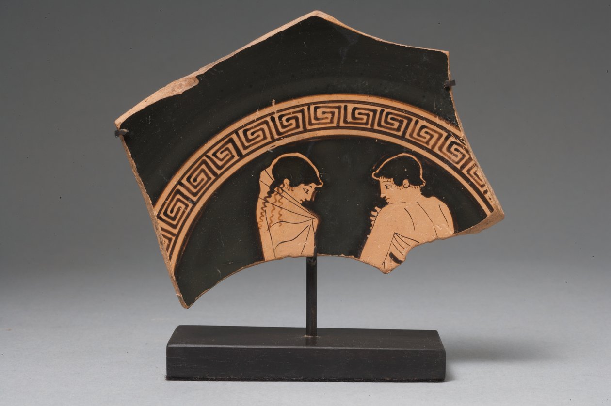 Rood figuur fragment door Greek