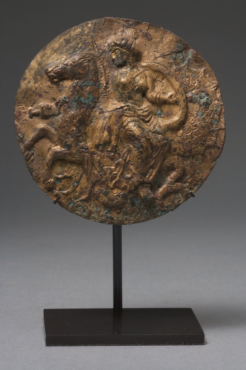 Repoussé applique (brons) door Greek