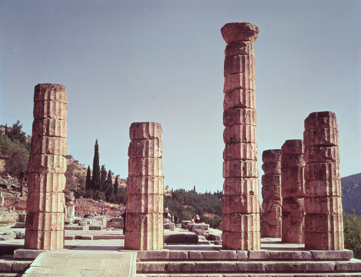 Ruïnes van de Tempel van Apollo door Greek