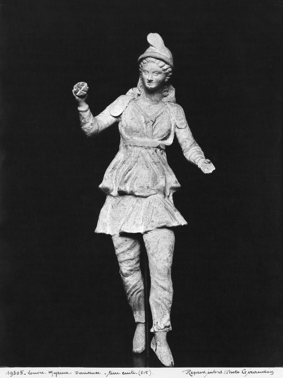 Attis dansend, Hellenistische periode, tweede helft 2e eeuw v.Chr., uit Myrina (terracotta) door Greek