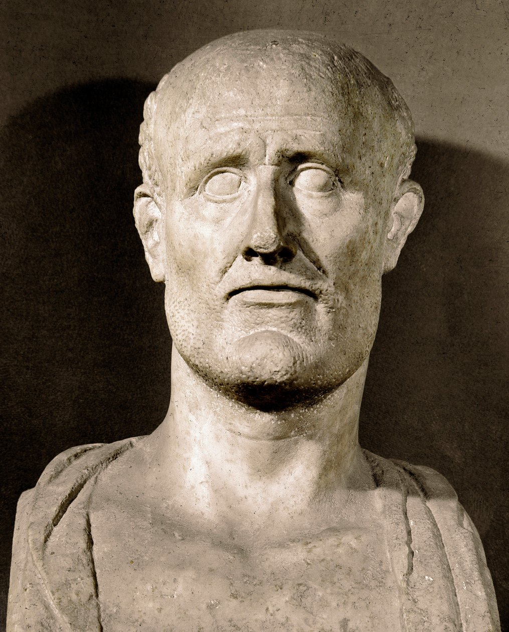 Buste van Alcibiades, staatsman en Atheense generaal door Greek or Roman