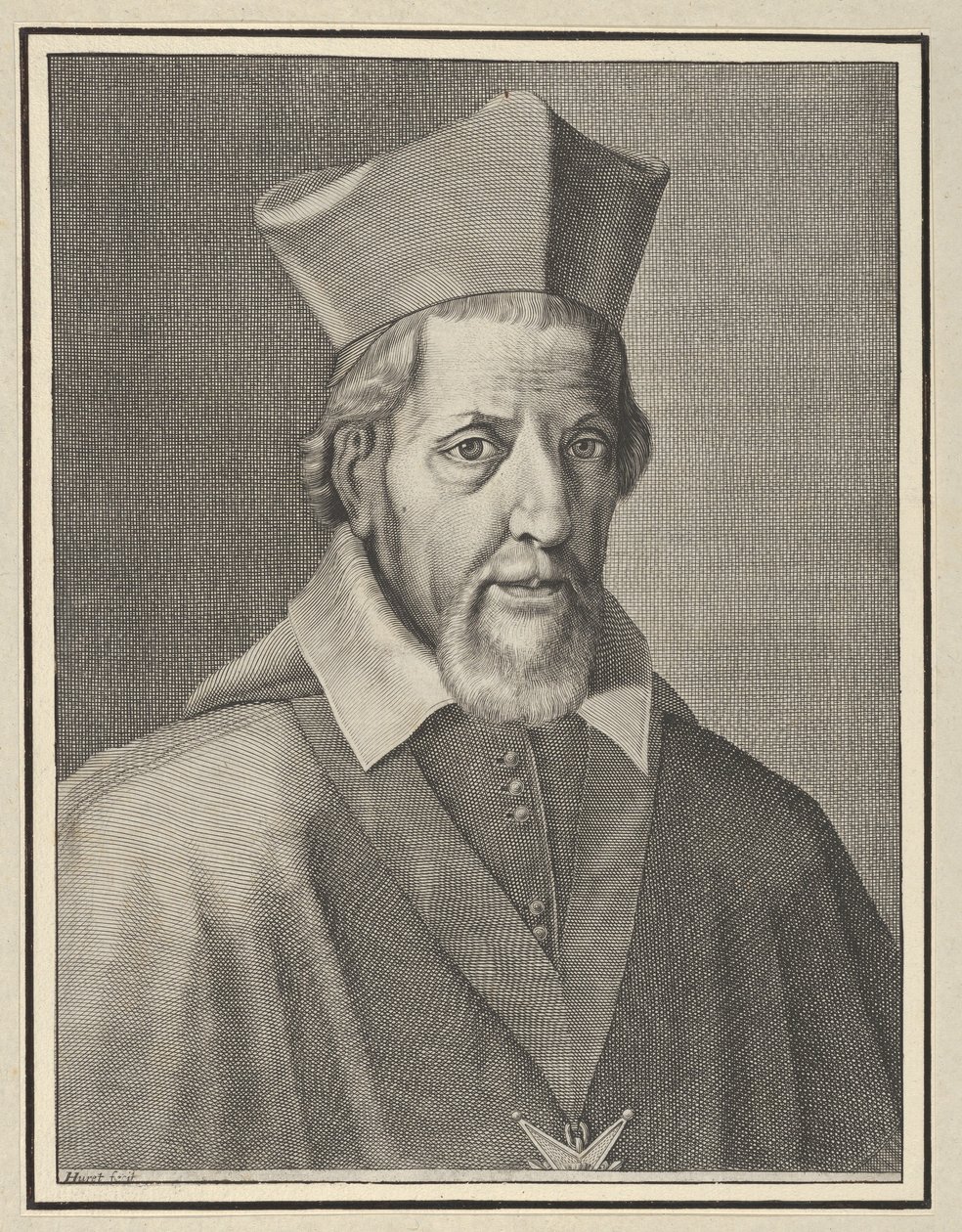 Portret van een kardinaal door Gregoire Huret