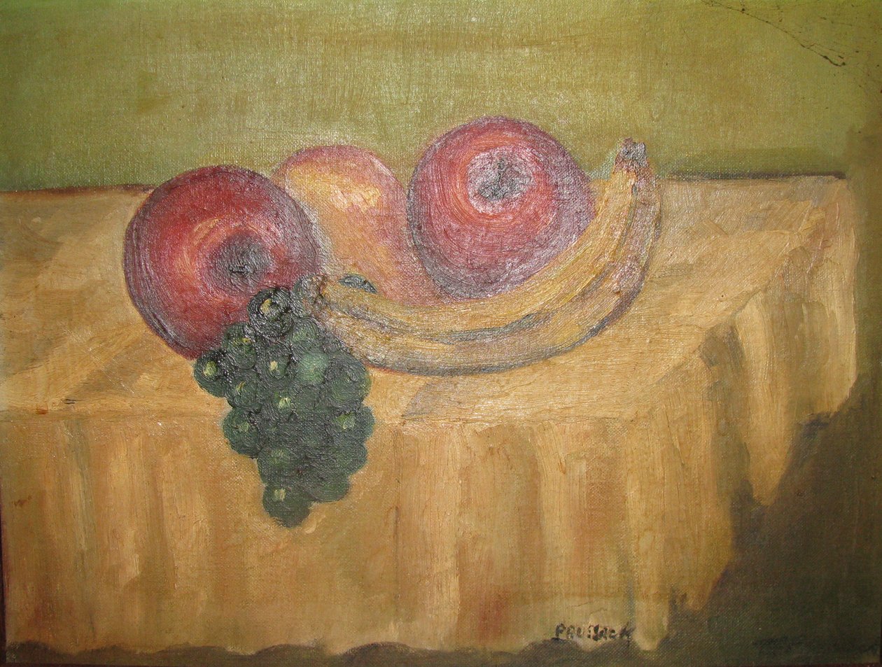 Stilleven met fruit door Gregor Perusek