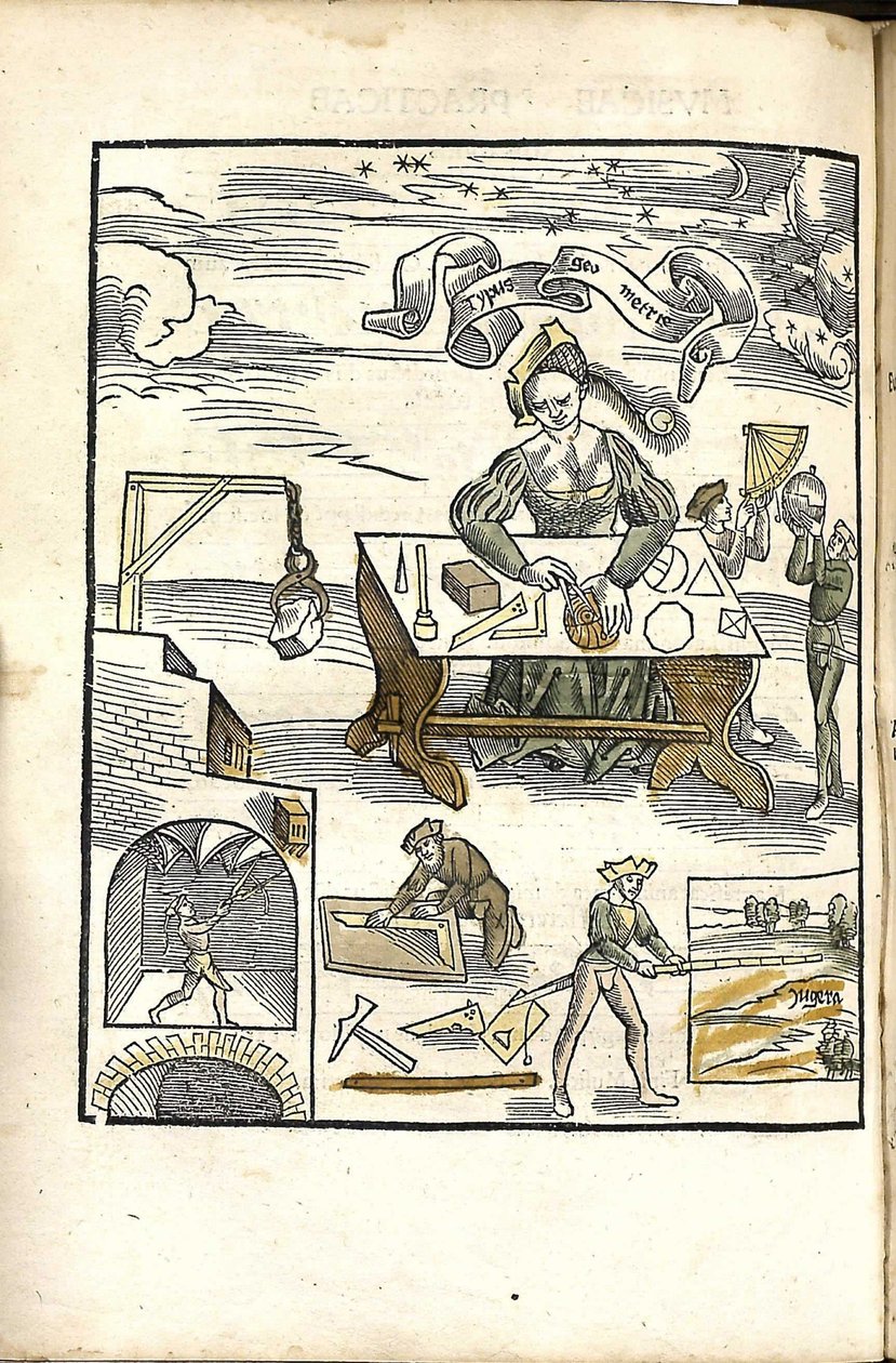 Margarita Philosophica. Geometrie, 1504 door Gregor Reisch