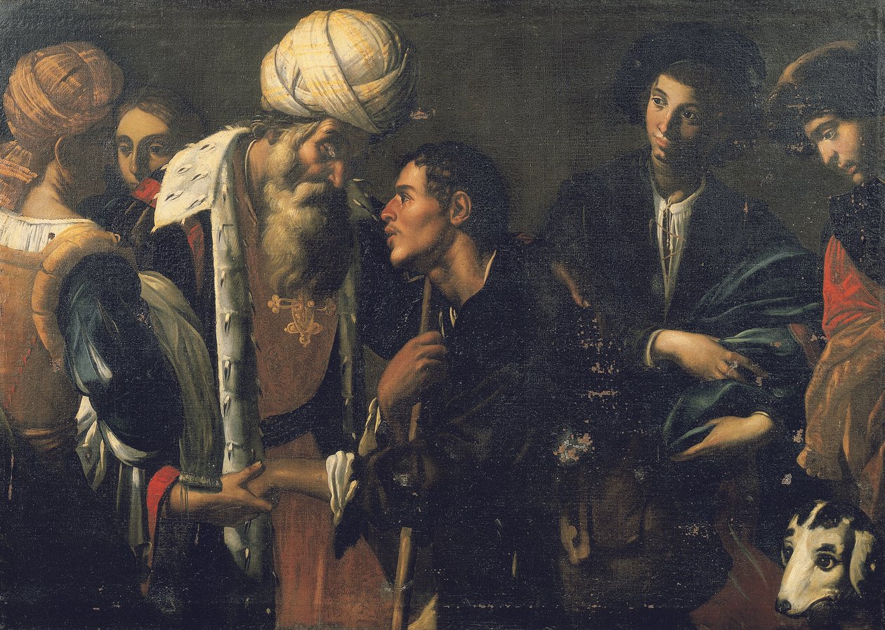 De terugkeer van de verloren zoon door Gregorio Preti