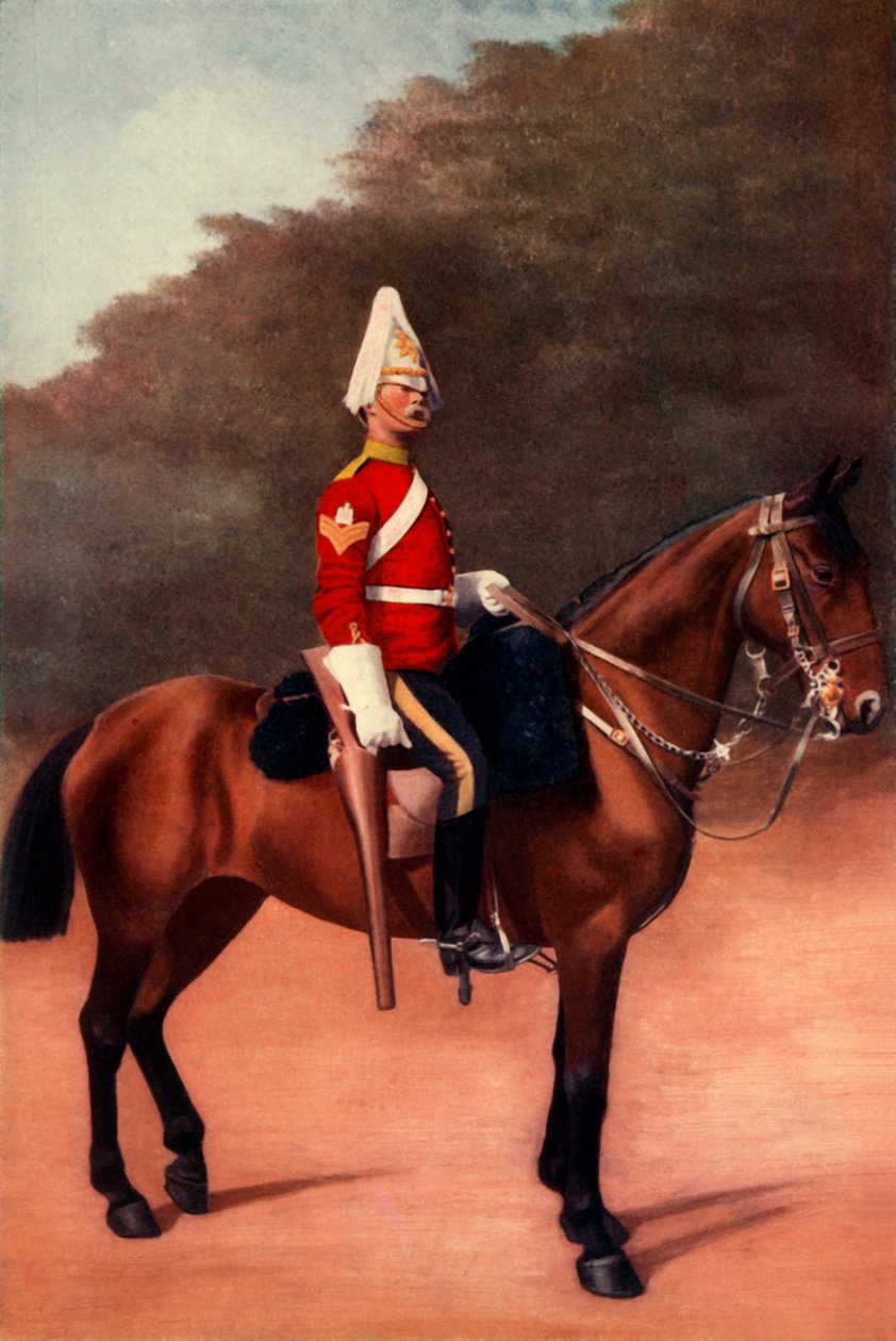Sergeant van de Inniskilling Dragoons door Gregory and Co