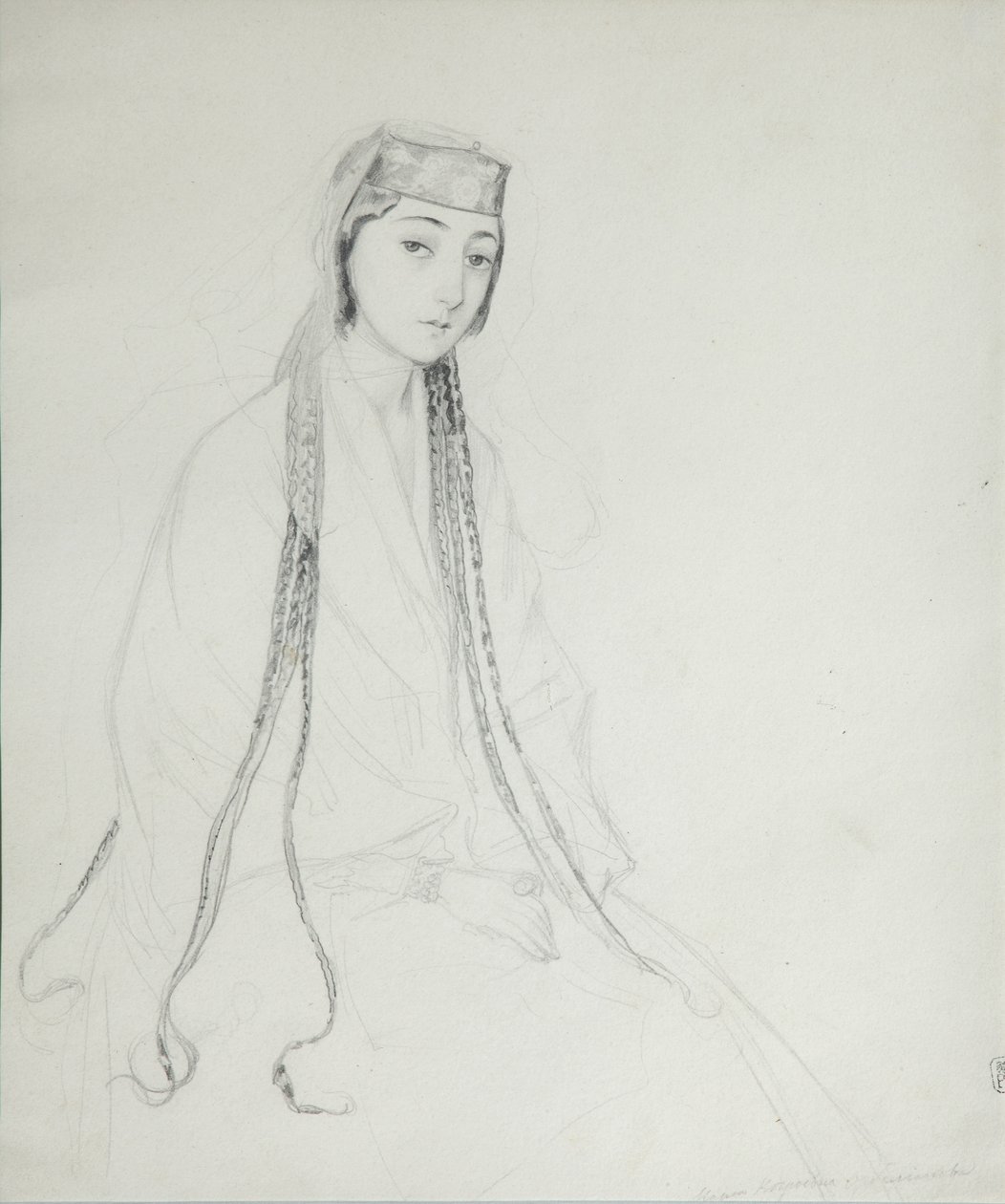 Portret van Prinses Maria Maiko Orbeliani 1818-1849, 1840-1842 door Grigori Grigorevich Gagarin