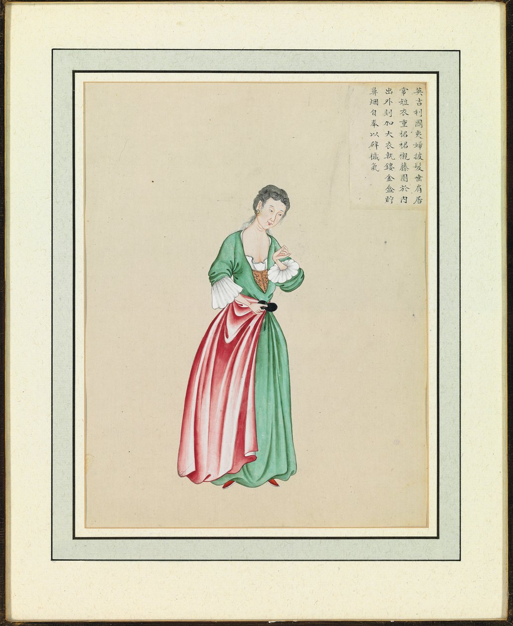 Portret van een buitenlander door Guanpeng Ding