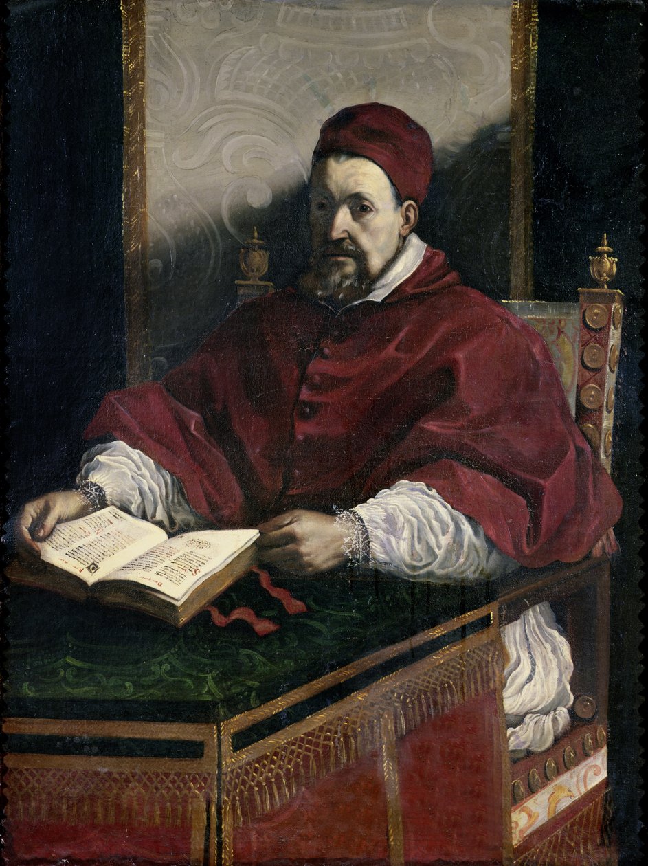 Paus Gregorius XV (1554-1623) door Giovanni Francesco Barbieri