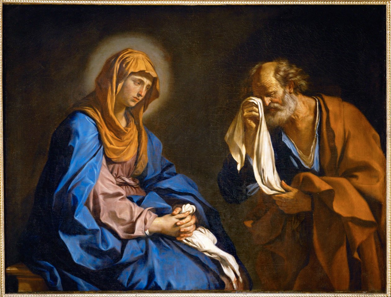Les larmes de St. Pierre - Sint-Pieters tranen ... door Guercino (1591-1666)