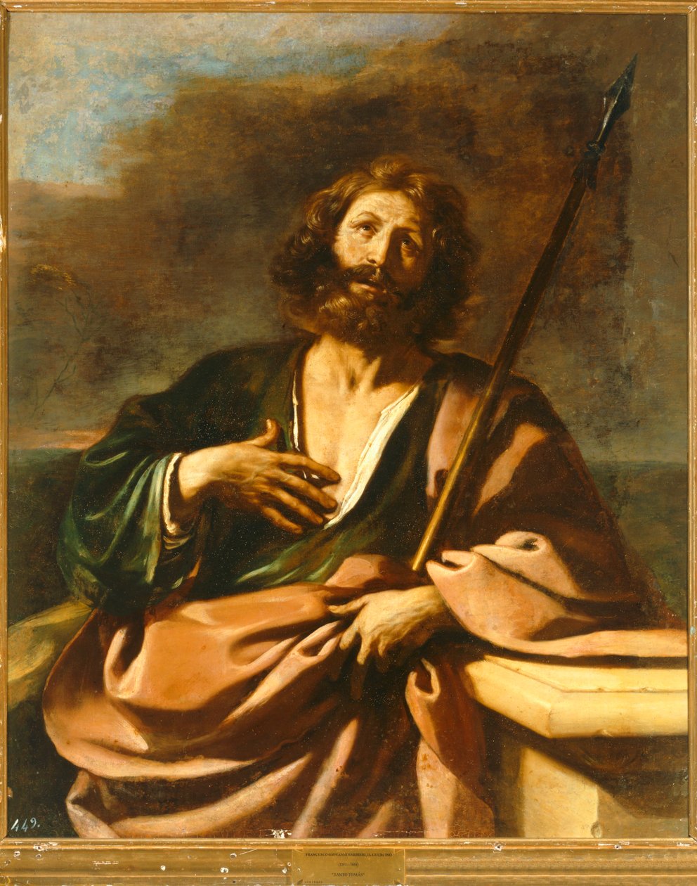 Saint Thomas. 10014660 ... door Guercino (1591-1666)