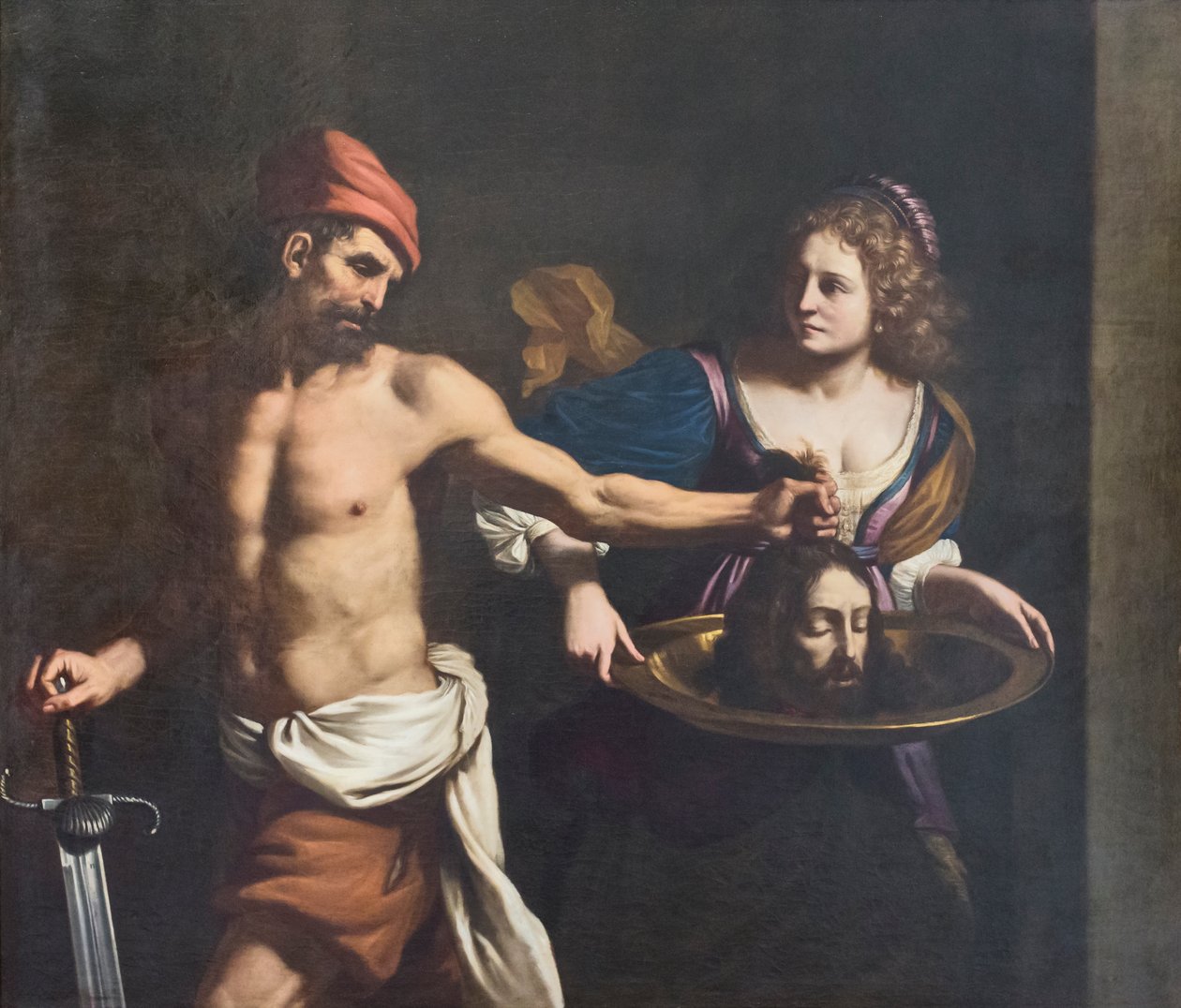 Salome en het hoofd van Johannes de Doper, c. 1651 door Guercino (1591 1666)