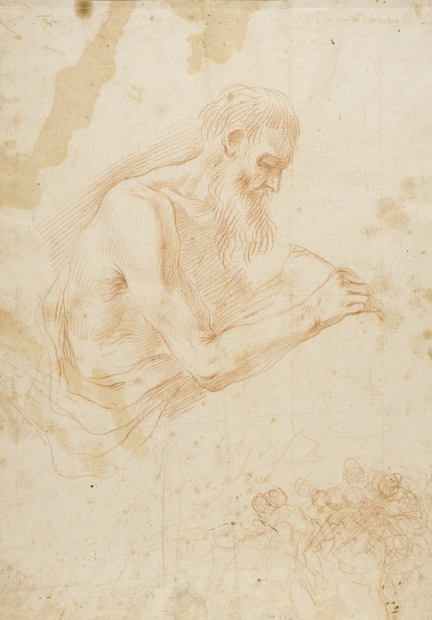 Tekening door Guercino