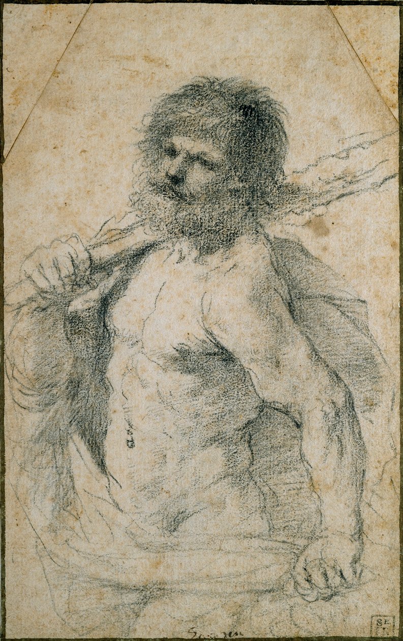 Hercules door Guercino