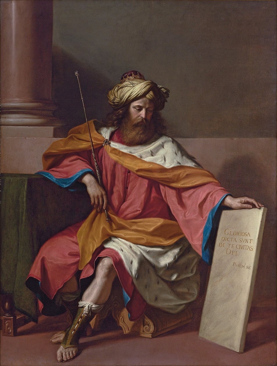 Koning David door Guercino