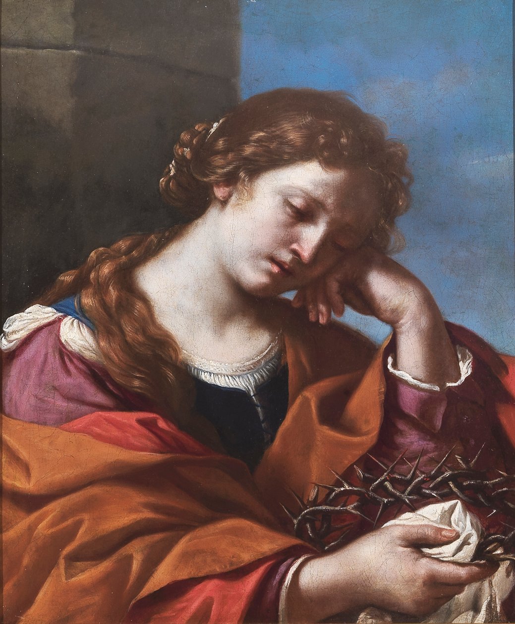 Maria Magdalena met de Doornenkroon door Guercino