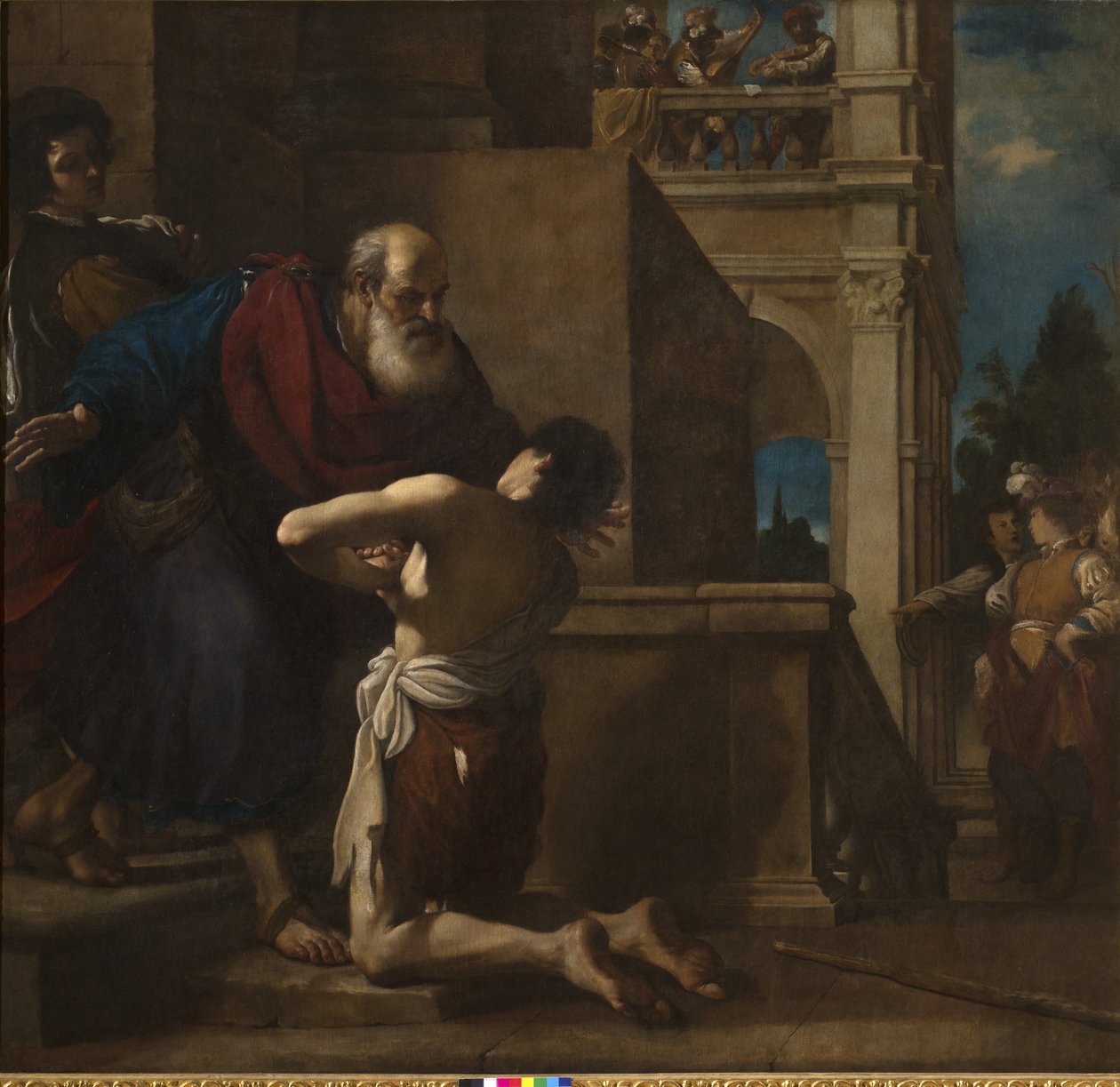De terugkeer van de verloren zoon door Guercino
