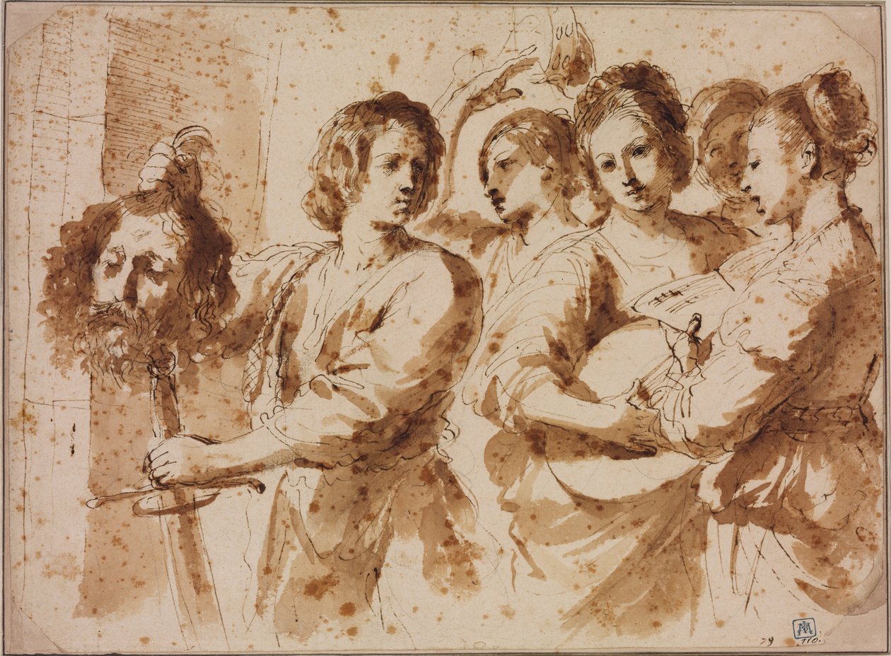 De triomf van David door Guercino