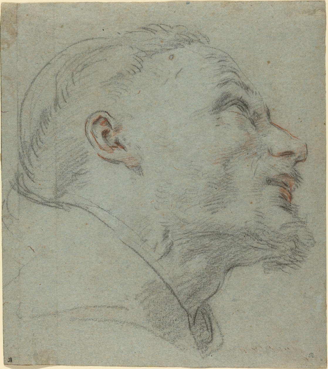 Hoofd van Sint Franciscus door Guido Reni