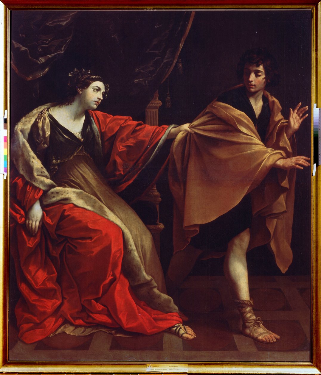 Jozef en de vrouw van Potifar door Guido Reni