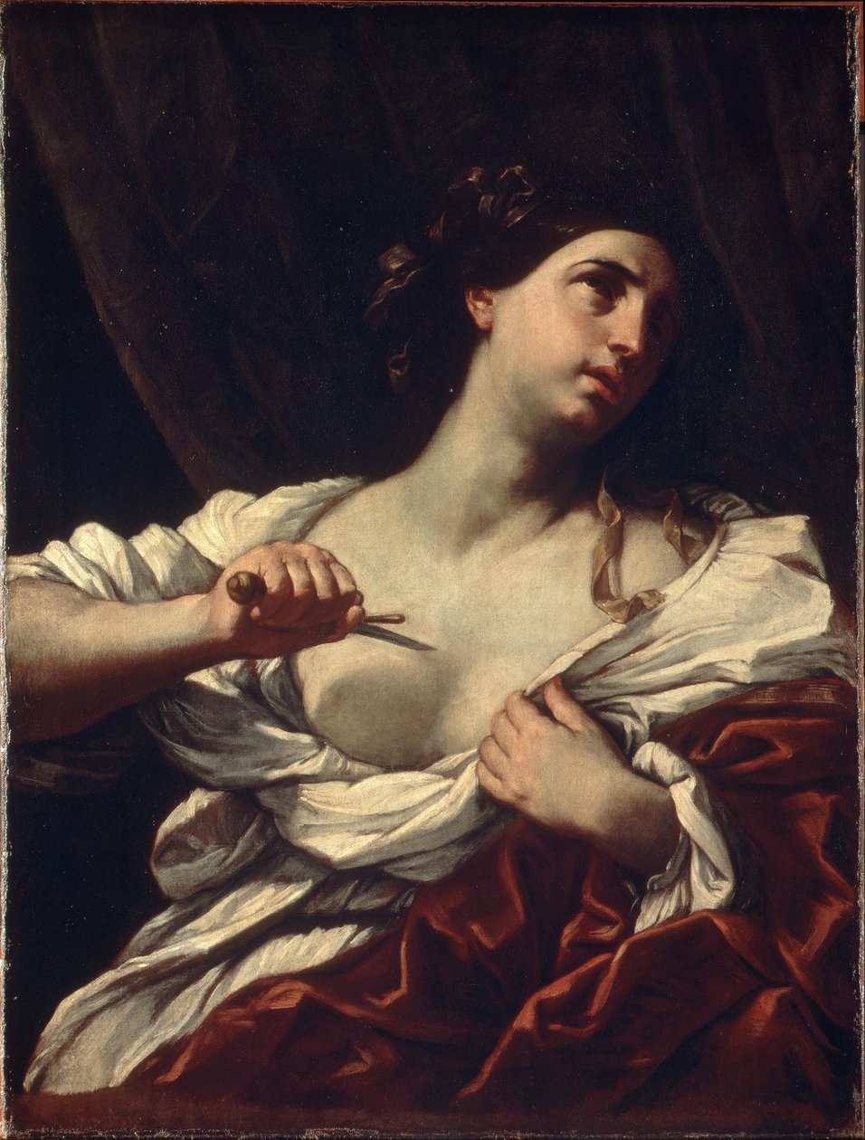 Lucretia door Guido Reni