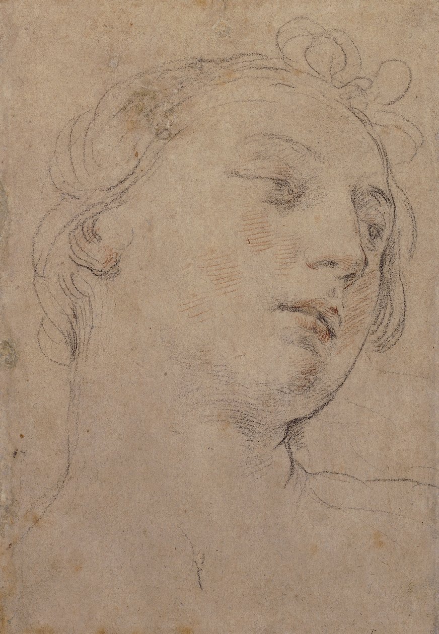 Het hoofd van Europa door Guido Reni