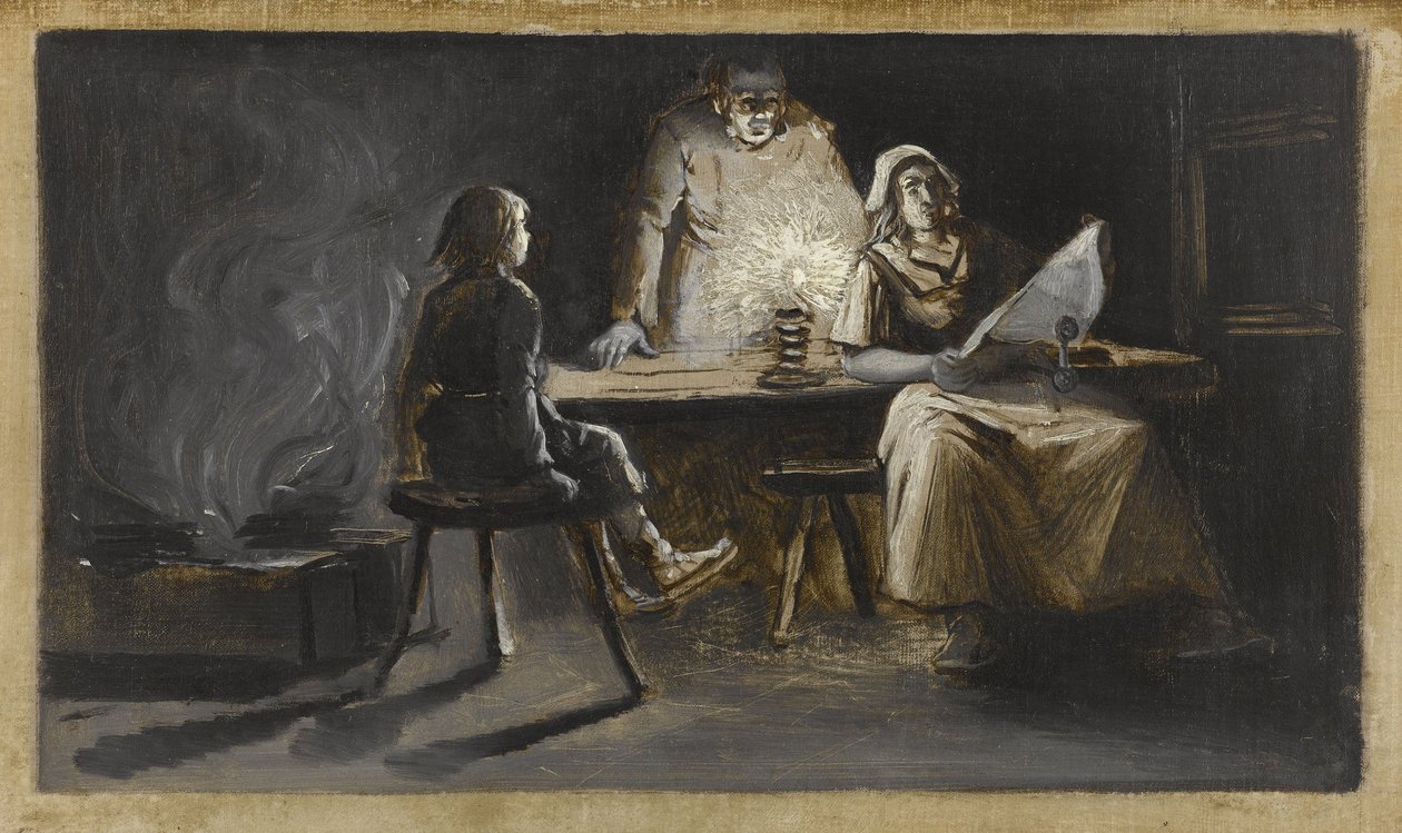 De familie van Nychol de Beul, ca. 1889 (olieverf op doek) door Guillaume Albert Demarest