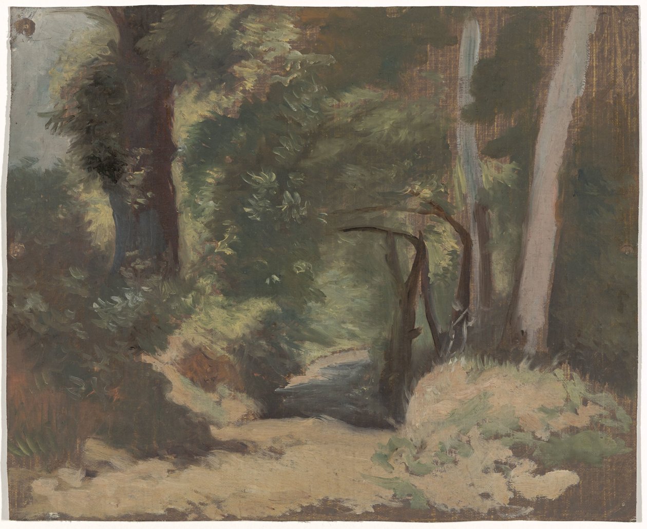Bosweg door Guillaume Anne van der Brugghen