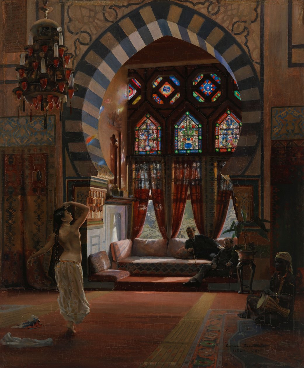 Almée, een Egyptische danseres door Gunnar Berndtson