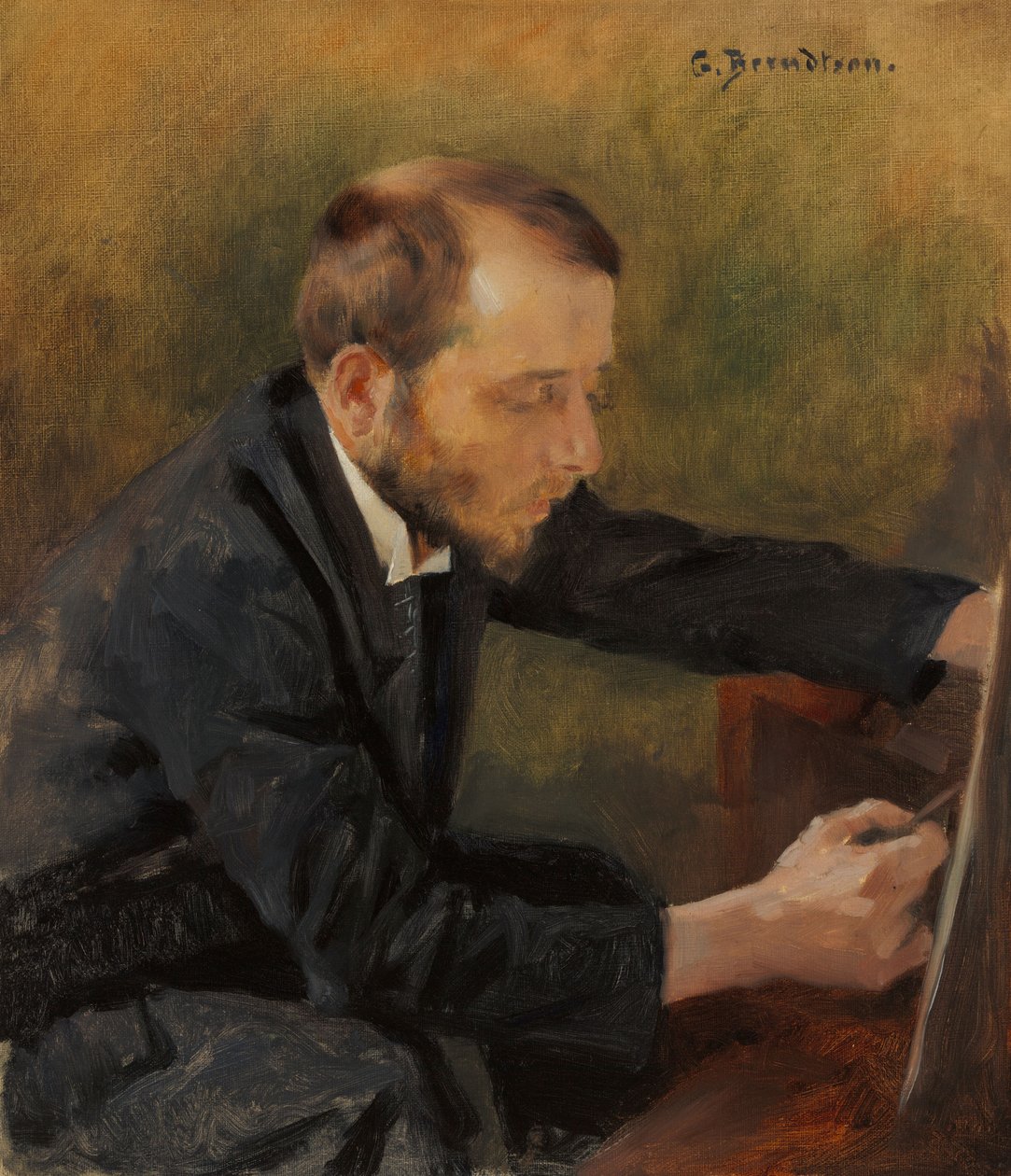 Portret van Eero Järnefelt door Gunnar Berndtson